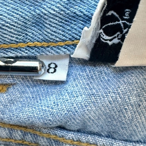 VINTAGE Mickey Mouse Girls’ Denim Shorts - Size 8 - Picture 7 of 11